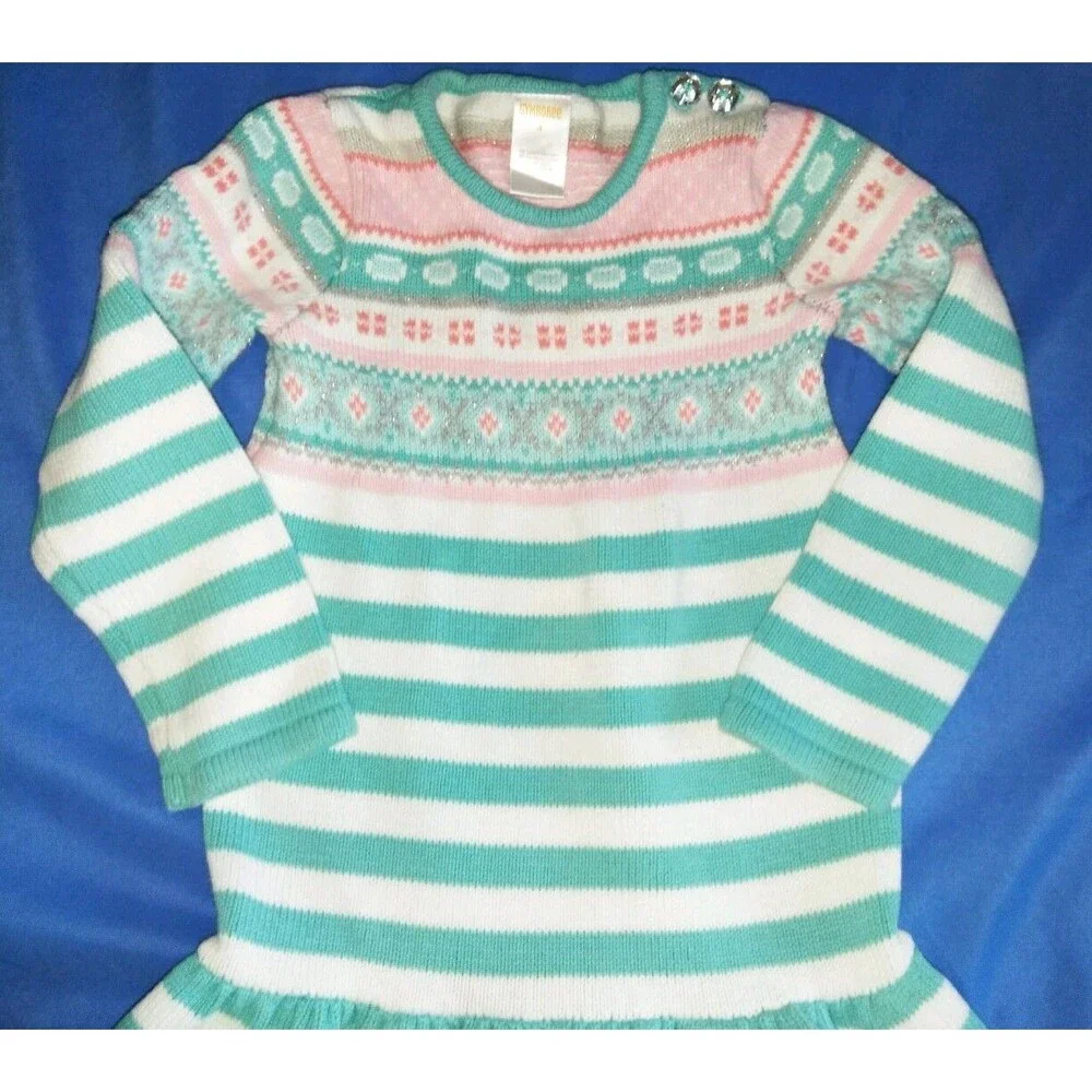 Girls Gymboree Crazy 8 Size 4 4T Lot Sweater Dresses Cardigan Sweater